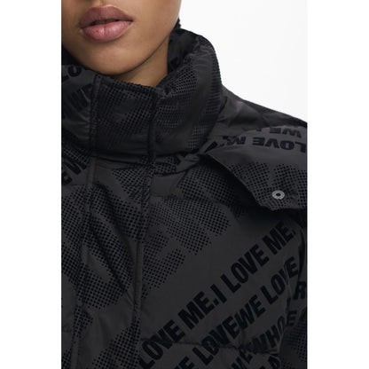 Desigual Schwarze Polyester-Damenjacke