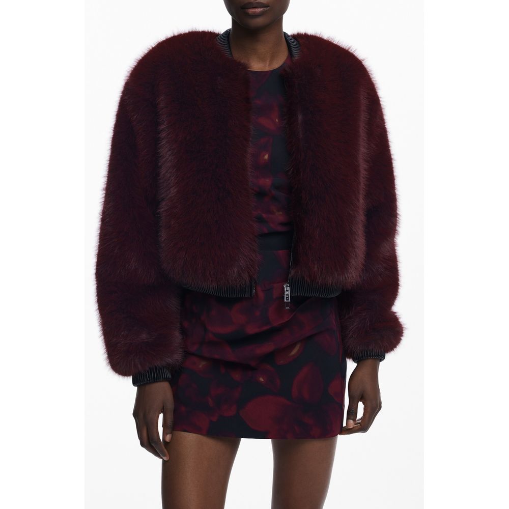 Desigual Red Polyester Women Jacket