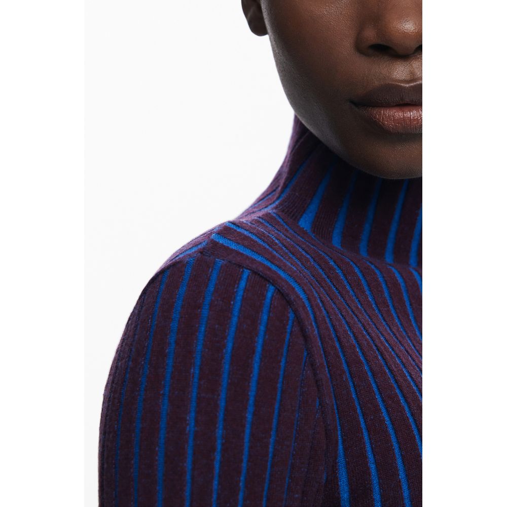 Desigual Brauner Polyester-Damenpullover