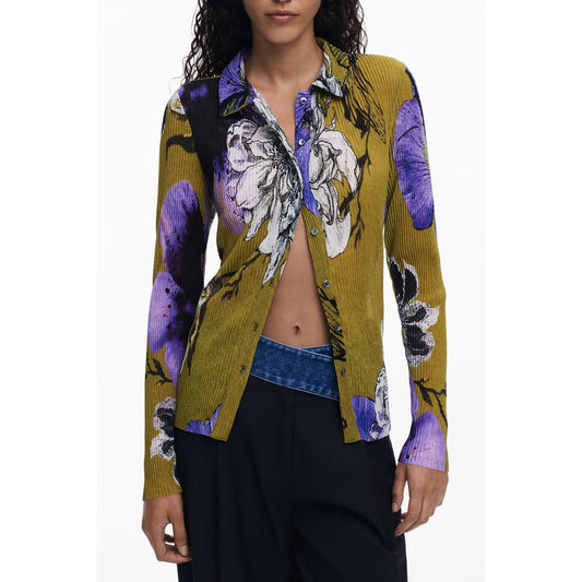 Desigual Grünes Polyester-Damenhemd