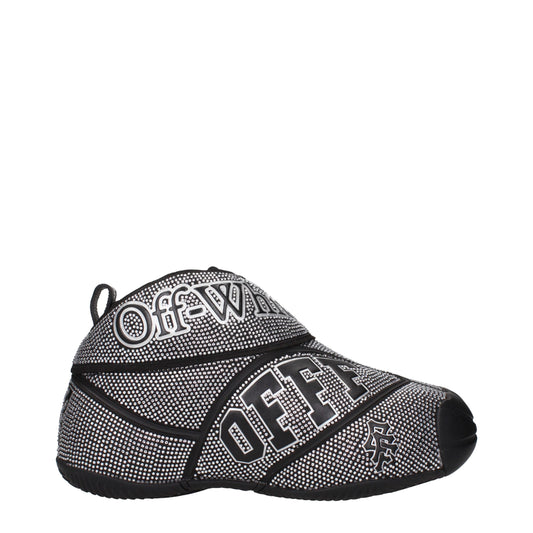Off-White Schwarze Baumwoll-Sneaker