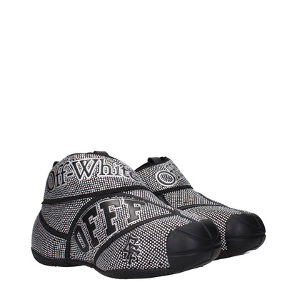 Off-White Schwarze Baumwoll-Sneaker