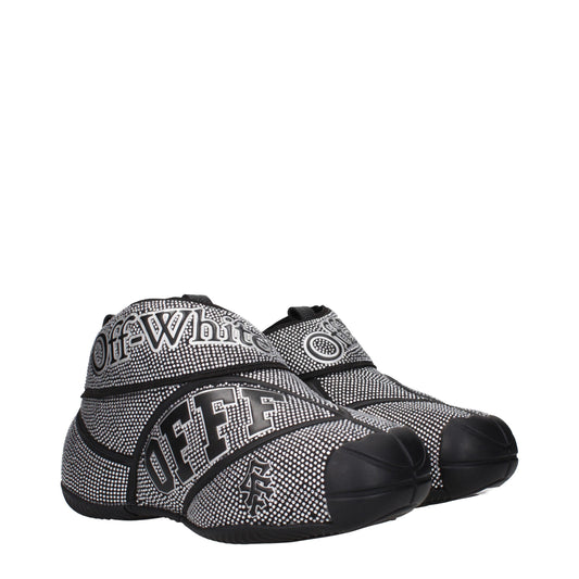 Off-White Schwarze Baumwoll-Sneaker