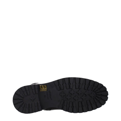 Off-White – Schwarze Lederstiefeletten