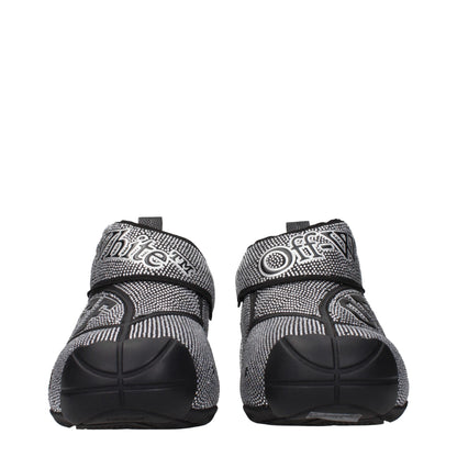 Off-White Schwarze Baumwoll-Sneaker