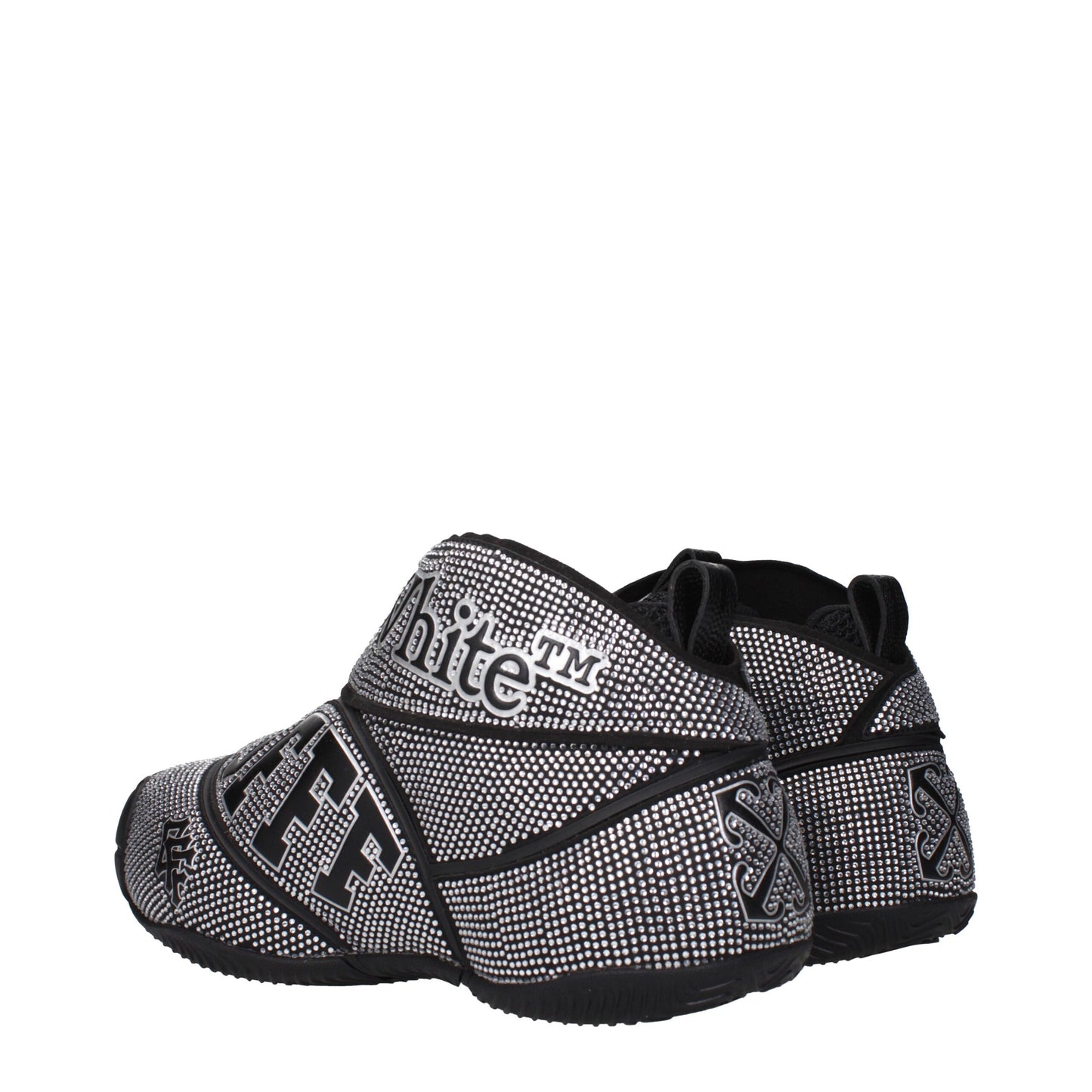 Off-White Schwarze Baumwoll-Sneaker