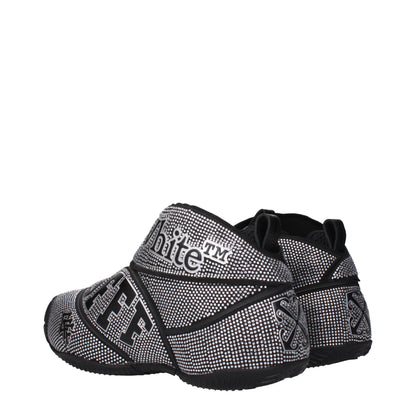 Off-White Schwarze Baumwoll-Sneaker