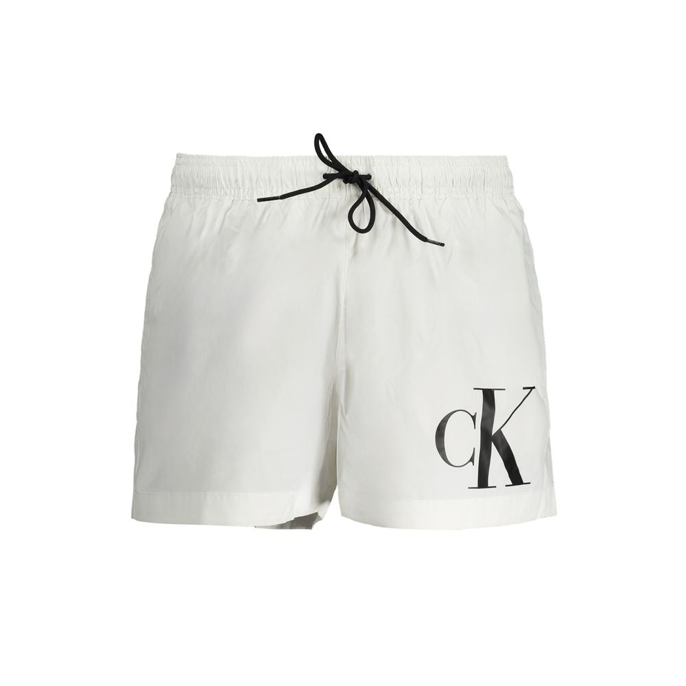 Calvin Klein Weiße Polyester-Bademode
