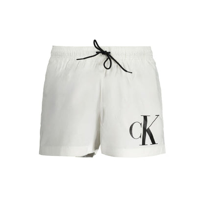 Calvin Klein Weiße Polyester-Bademode