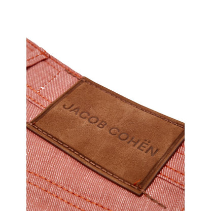 Jacob Cohen Rote Baumwoll-Skinny-Hose