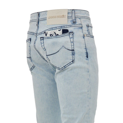 Jacob Cohen – Blaue Skinny-Jeans aus Baumwolle