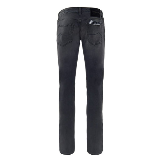 Jacob Cohen Schwarze Skinny Jeans aus Baumwolle