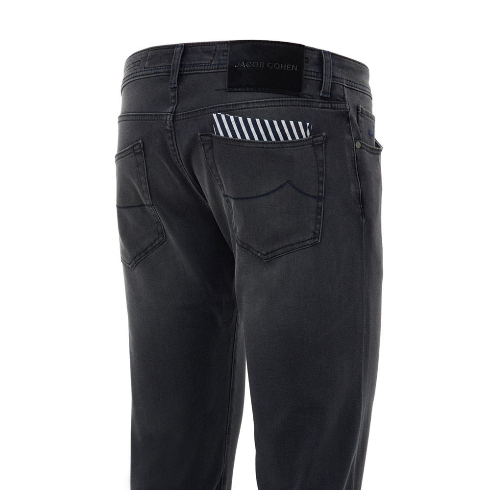 Jacob Cohen Schwarze Skinny Jeans aus Baumwolle