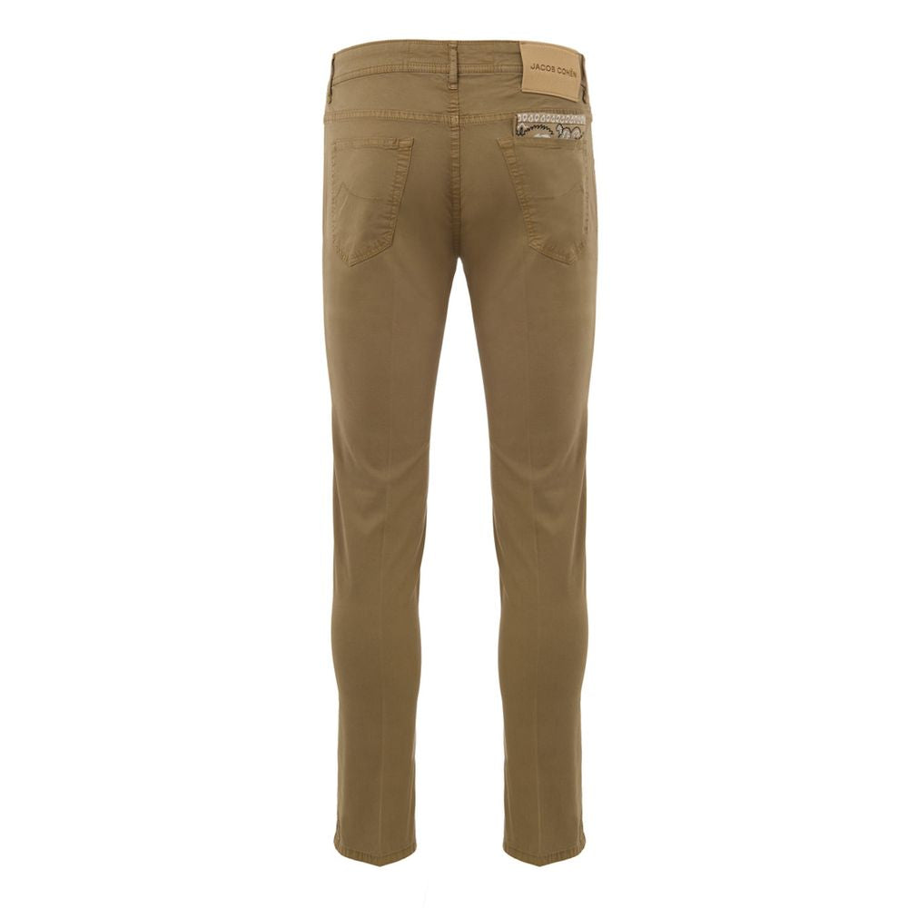 Jacob Cohen Beige Baumwoll-Skinny-Hose