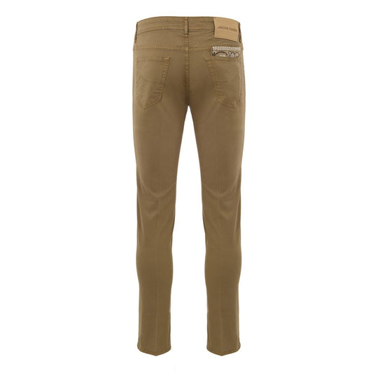 Jacob Cohen Beige Baumwoll-Skinny-Hose