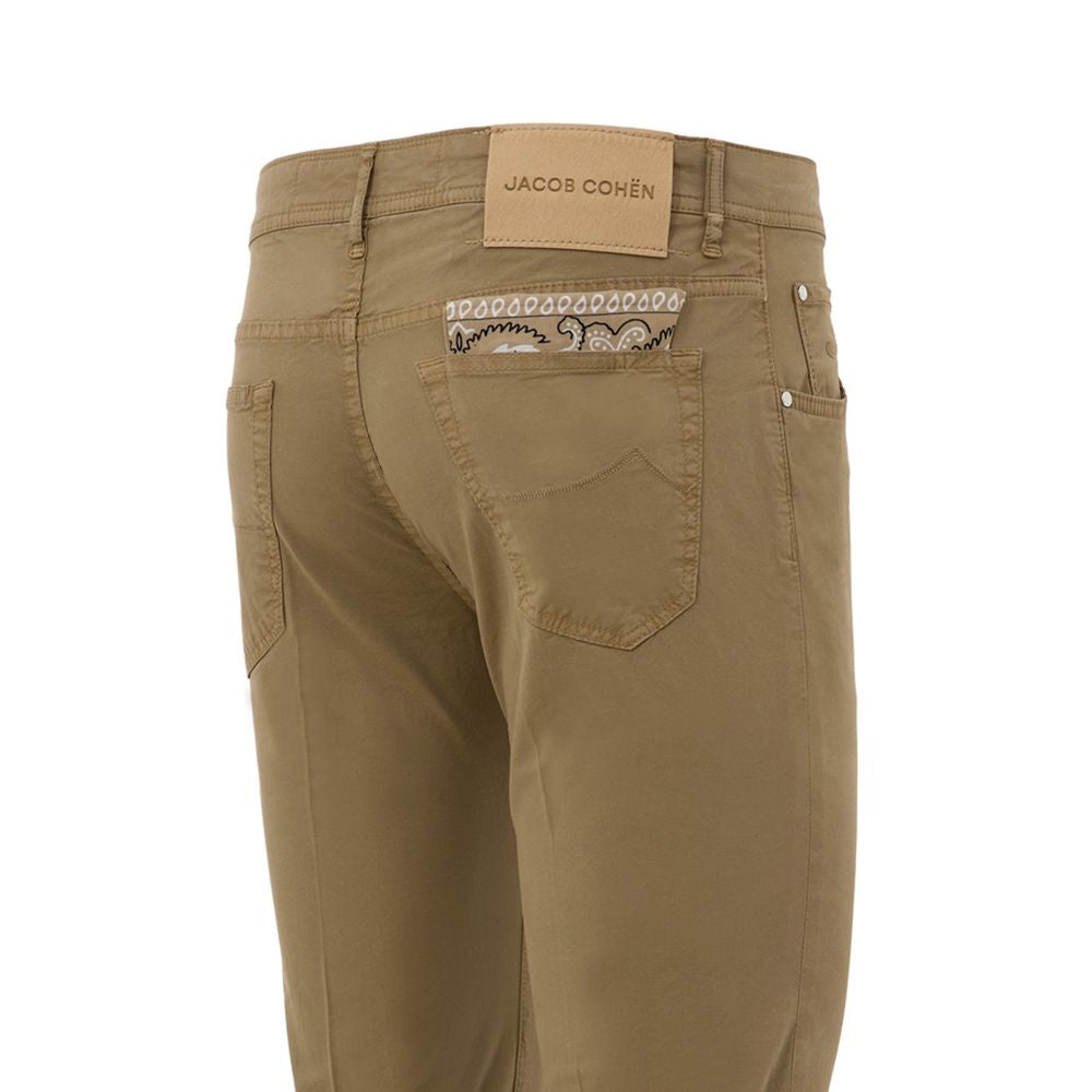 Jacob Cohen Beige Baumwoll-Skinny-Hose
