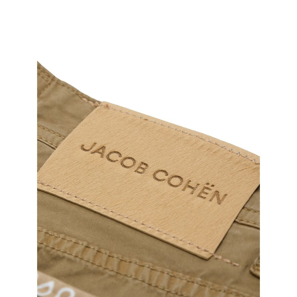 Jacob Cohen Beige Baumwoll-Skinny-Hose