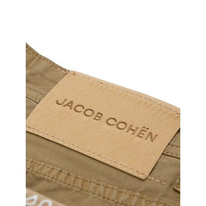 Jacob Cohen Beige Baumwoll-Skinny-Hose