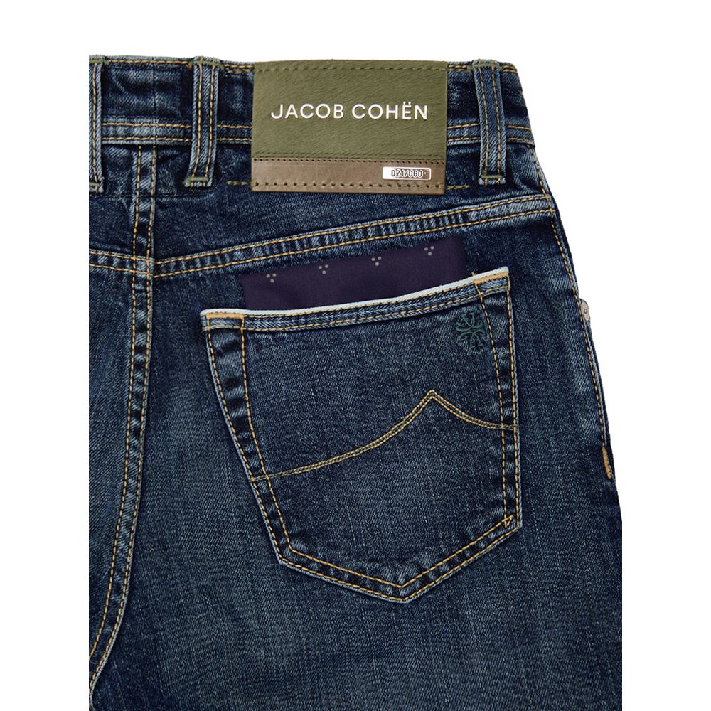Jacob Cohen Blaue Skinny Jeans aus Baumwolle