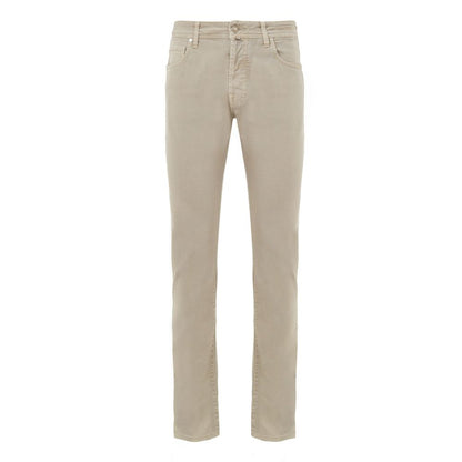 Jacob Cohen Beige Baumwolle Slim Fit Jeans