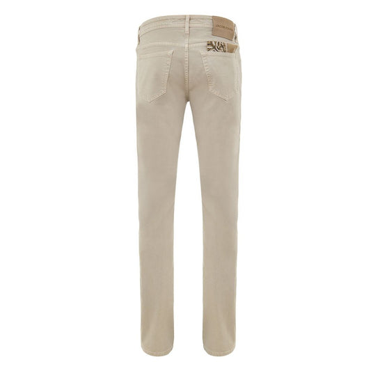 Jacob Cohen Beige Baumwolle Slim Fit Jeans