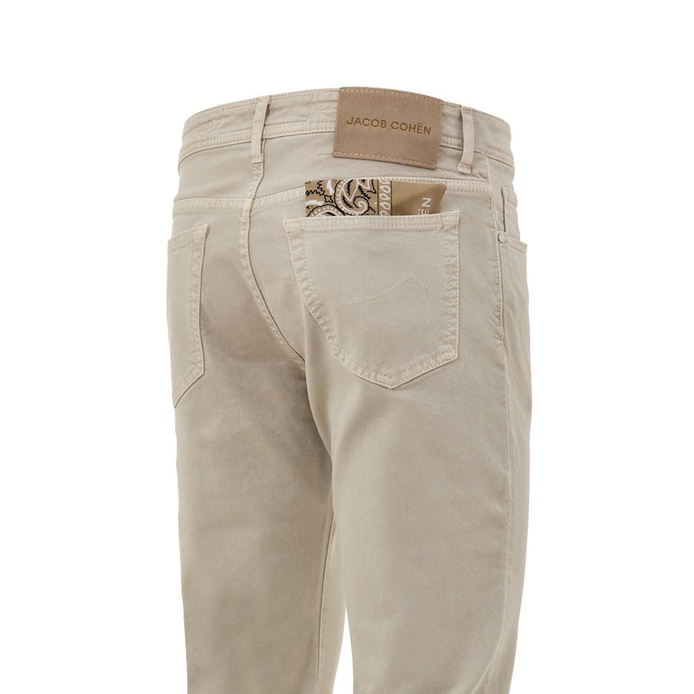 Jacob Cohen Beige Baumwolle Slim Fit Jeans