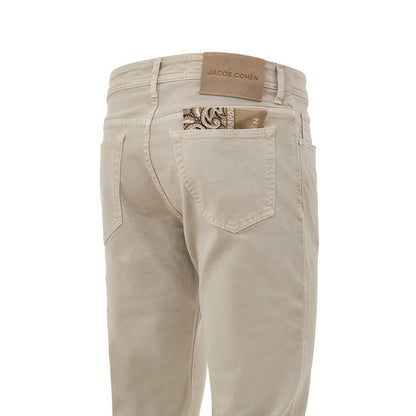 Jacob Cohen Beige Baumwolle Slim Fit Jeans