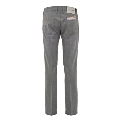 Jacob Cohen Gray Wool Casual Pants