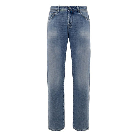 Jacob Cohen Blaue Skinny Jeans aus Baumwolle