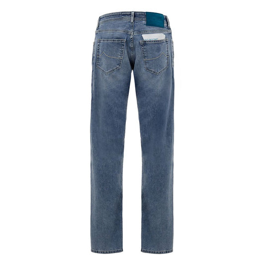 Jacob Cohen Blaue Skinny Jeans aus Baumwolle