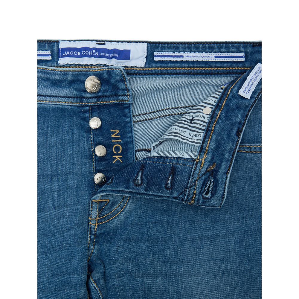 Jacob Cohen Blaue Skinny Jeans aus Baumwolle