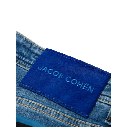 Jacob Cohen Blaue Skinny Jeans aus Baumwolle