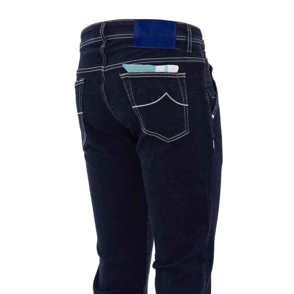 Jacob Cohen – Blaue Skinny-Jeans aus Baumwolle