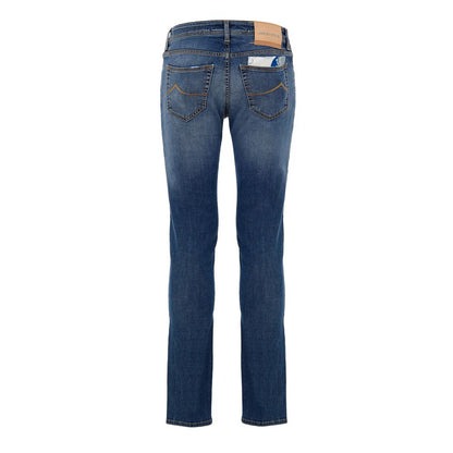Jacob Cohen Blaue Skinny Jeans aus Baumwolle