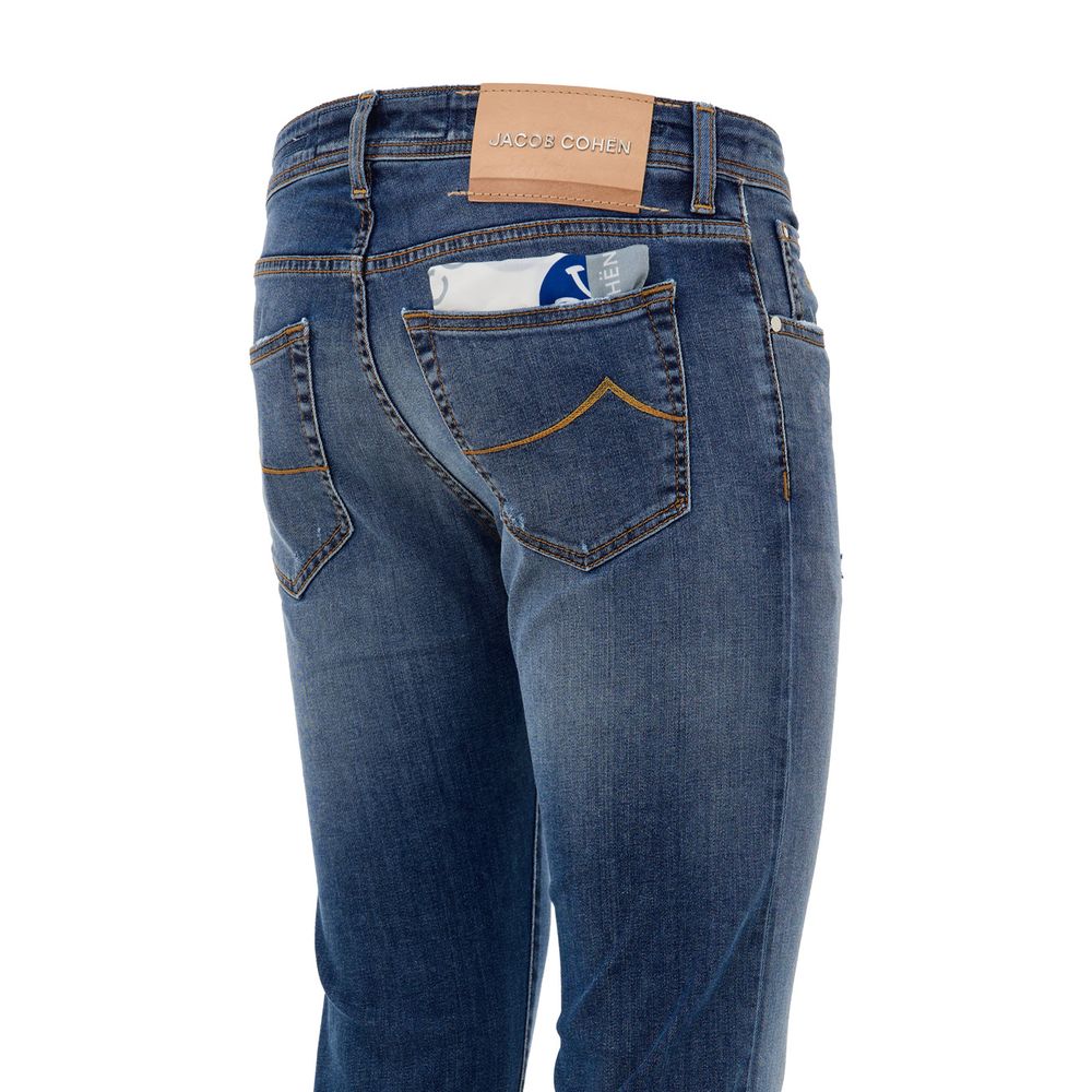 Jacob Cohen Blaue Skinny Jeans aus Baumwolle