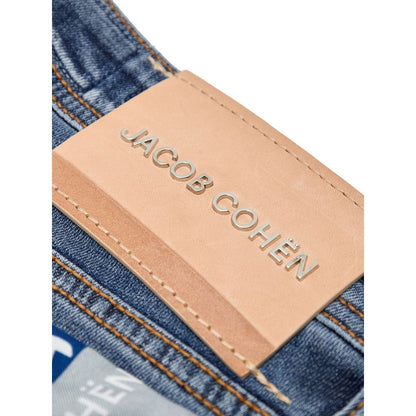 Jacob Cohen Blaue Skinny Jeans aus Baumwolle