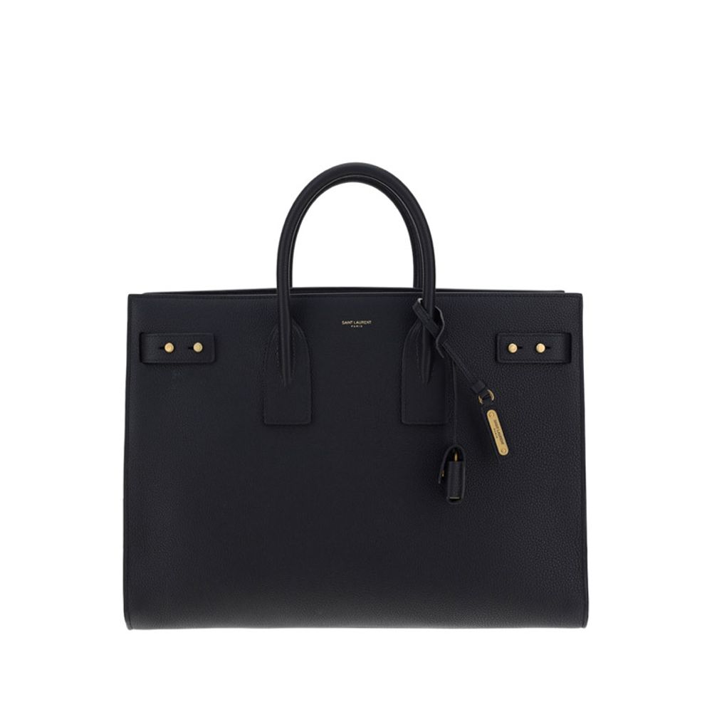 Saint Laurent Handtasche aus schwarzem Kalbsleder (Bos Taurus)