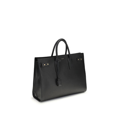 Saint Laurent Handtasche aus schwarzem Kalbsleder (Bos Taurus)