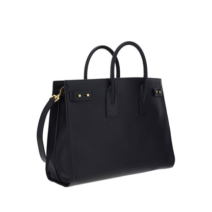 Saint Laurent Handtasche aus schwarzem Kalbsleder (Bos Taurus)