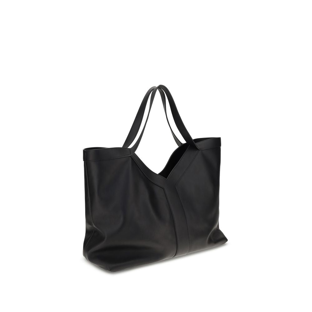 Saint Laurent Schultertasche aus schwarzem Kalbsleder (Bos Taurus)