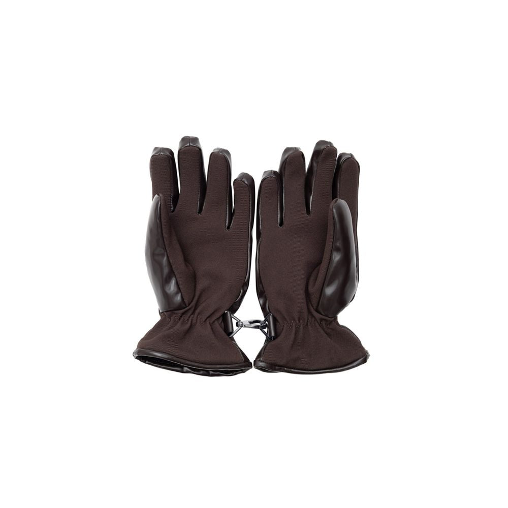 Bottega Veneta Brauner Polyesterhandschuh