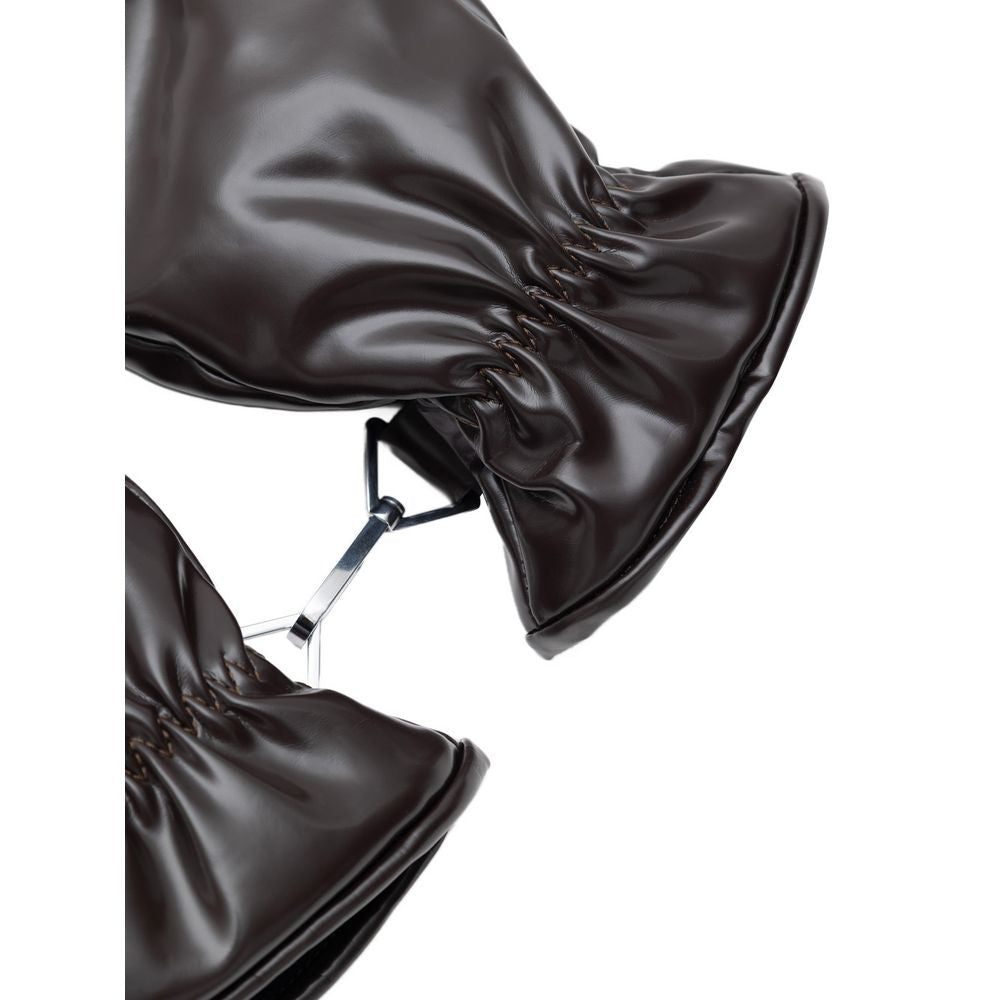 Bottega Veneta Brauner Polyesterhandschuh