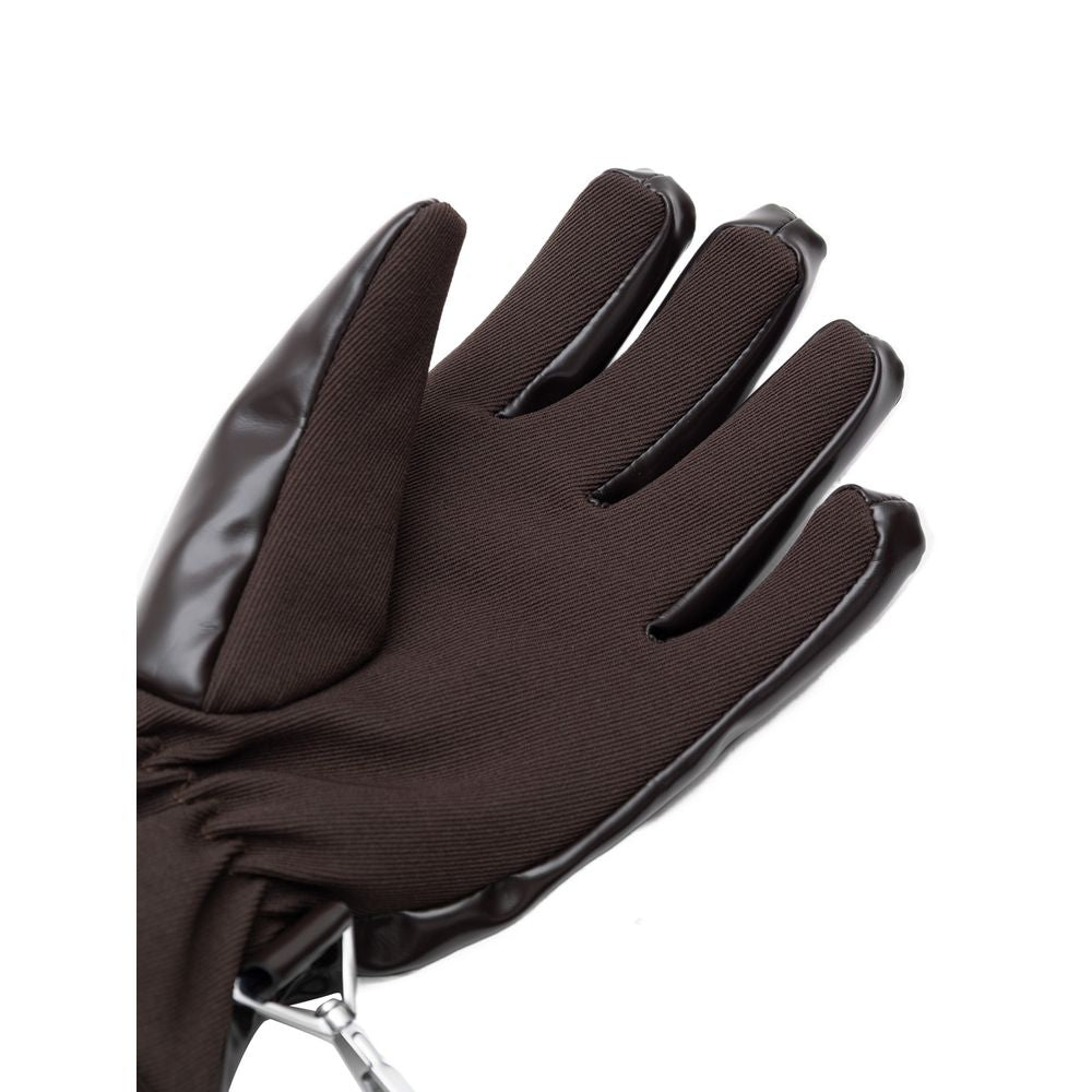 Bottega Veneta Brauner Polyesterhandschuh