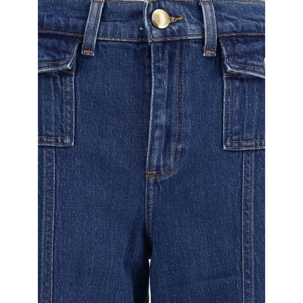 7FOR Lotta Jeans mit hoher Taille