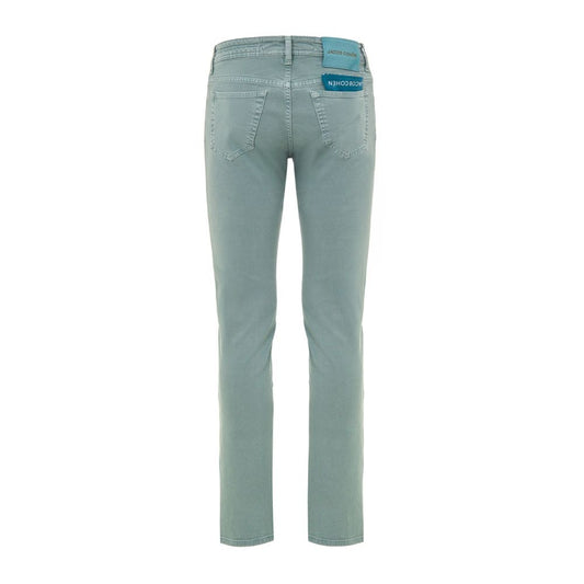 Jacob Cohen – Grüne Skinny-Jeans aus Baumwolle
