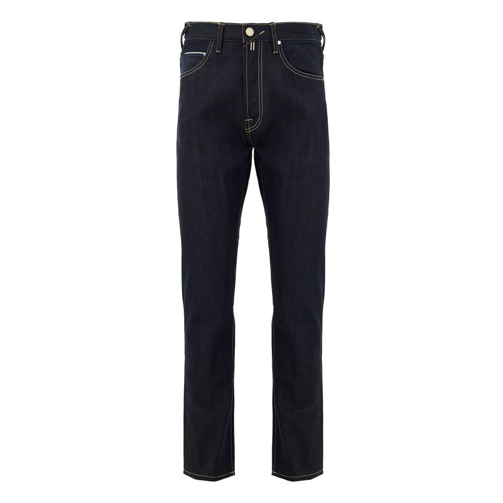 Jacob Cohen – Blaue, schmal zulaufende Jeans aus Polyester