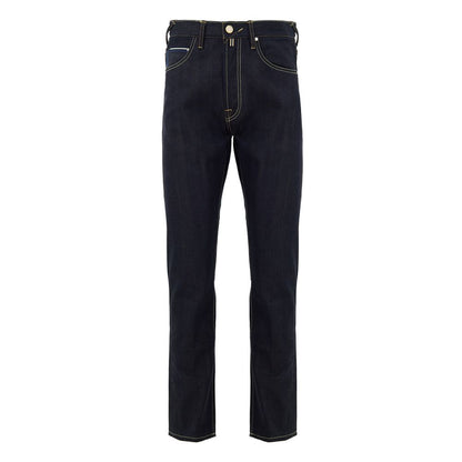 Jacob Cohen – Blaue, schmal zulaufende Jeans aus Polyester