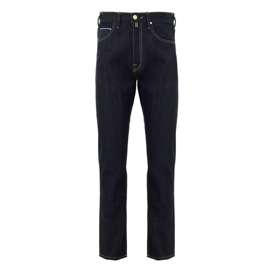 Jacob Cohen – Blaue, schmal zulaufende Jeans aus Polyester