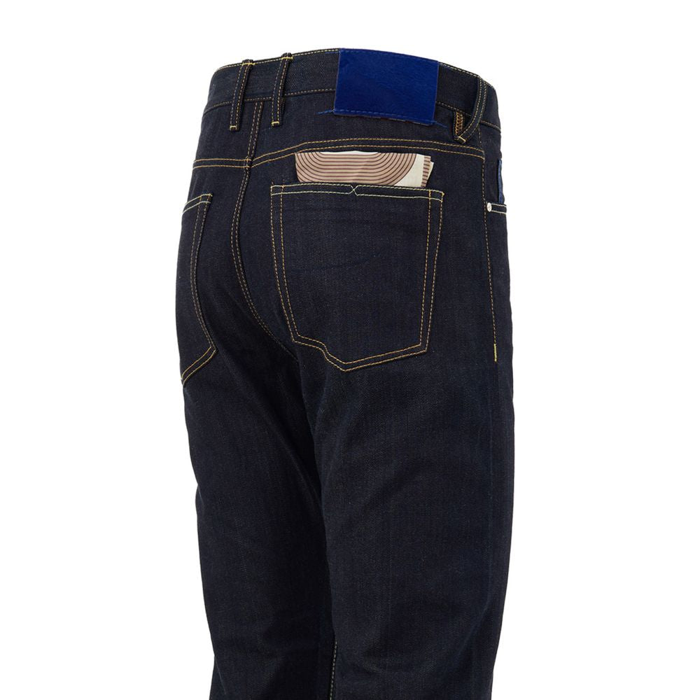 Jacob Cohen – Blaue, schmal zulaufende Jeans aus Polyester