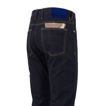 Jacob Cohen – Blaue, schmal zulaufende Jeans aus Polyester
